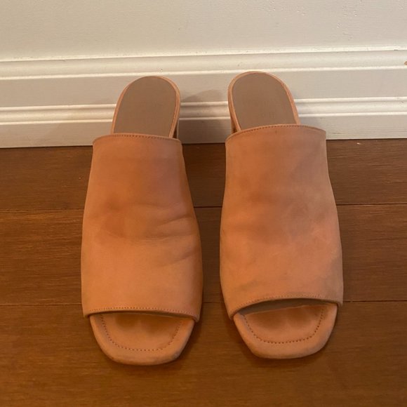 Peach Maryam Nassir Zader Slide on Sandals - Picture 3 of 4